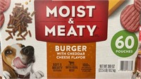1 LOT, 2 Purina Moist and Meaty Burger with