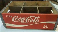 Vintage Wood Coca-Cola 2 Liter Box Crate