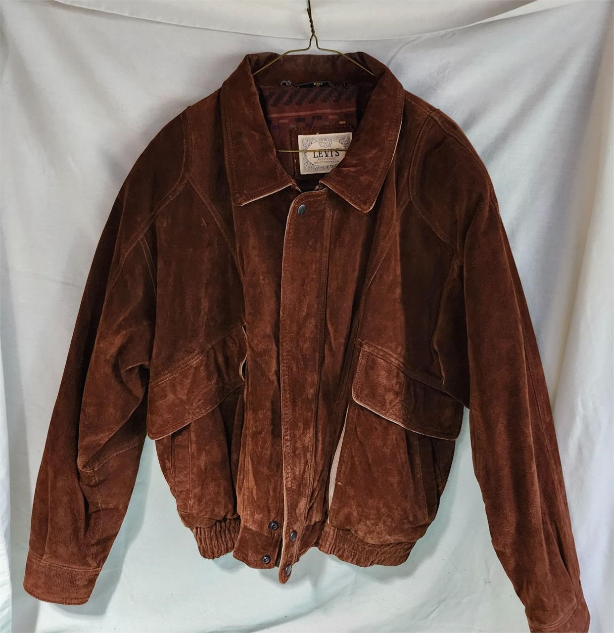 Size L Levi's western wear leather coat