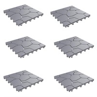 Pure Garden Deck Tiles \u2013 Set of 6