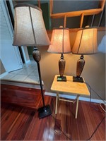 3 Matching Lamps