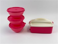 New Tupperware Lunch Box & Small Wonderlier Bowls