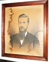 Framed Picture of Gentleman Signed A. Fry 1883