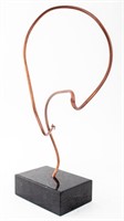 Joan Shapiro Modern Abstract Copper Sculpture