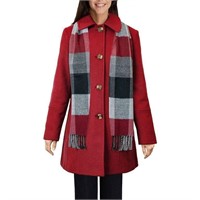 London Fog Women's Overcoats Red (XXL)