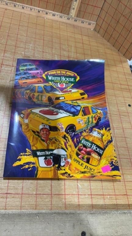 NASCAR White House folder with contents