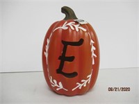 Light Up Halloween Pumpkin, "E"