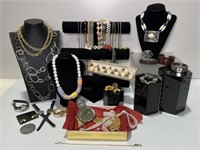 Costume Jewelry: Sterling Silver, Chico’s, Timex