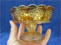 carnival stemmed dish - smaller