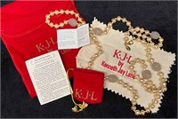 KJL Kenneth Jay lane Simulated Pearl Necklace COA