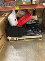 Pallet of miscellaneous damaged items