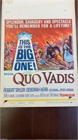 Original 1964 movie poster, MGM Quo Vadis,
