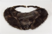 1930-40's Full Small Animal, Badger Fur Collar