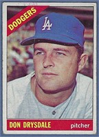 1966 Topps #430 Don Drysdale Los Angeles Dodgers
