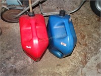 2- 5 gal. Plastic fuel Cans