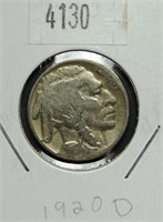 1920 D Buffalo Nickel VG8 Condition