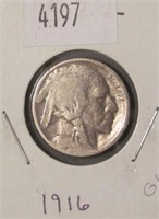 1916 Buffalo Nickel G4 Condition