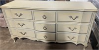 Vintage White Wooden Dresser