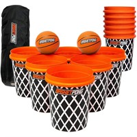 BasketPong® Giant Yard Pong X Basket Ball Game