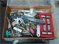 assortment of hand tools , sockets