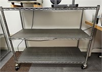 All S.S. 3 Shelf Metro Rack on Casters