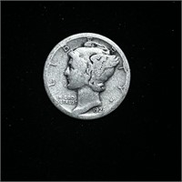 1928-S 90% SILVER MERCURY DIME 10C COIN