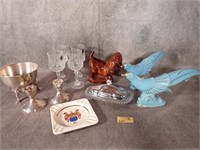 Various Glassware, Sterling Silver & Silver Pieces