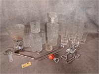 Glass Decanter, Glasses & More