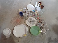 Various Glasses & Dishware