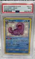 2019 Pokemon S&M Quagsire - Holo Hidden Fates PSA