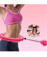 Weighted smart hula hoop for exercising