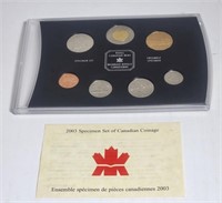 Canada 2003 P Specimen Set in Hard Case