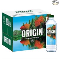 ORIGIN, 100% Natural Spring Water, 900 mL, 12 Pack