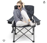 SUNNYFEEL GREY OVERSIZED COLLAPSING CHAIR