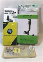New Lot of 6 Assorted Phone Accessories