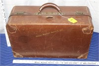 Vintage Leather Suitcase