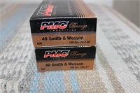 PMC BRONZE 40 SMITH & WESSON 165 GR. FMJ-FP