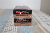 PMC BRONZE 40 SMITH & WESSON 165 GRS.