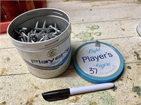 PLAYERS TIN AND CONTENTS