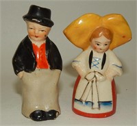 Man in Top Hat & Woman in Country Costume