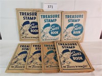 Seven Treasure Stamp Saver Books - Filled