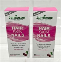 2pcs JAMIESON HAIR SKIN NAILS NATURAL  SOURCES