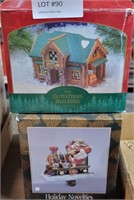 2 NOS HOLIDAY DECORATIONS W/BOXES