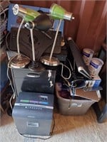 M- Huge Lot Of Office Equipment And Cords