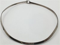 Mexico Sterling Silver Collar Necklace