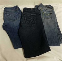 Size 28 bloomingdale's, size 25 Hudson and size