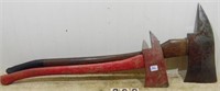 2 – Fire axes: Mann, Lewistown, Pa., small size