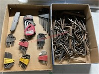 2 Flats of Assorted Hex Keys