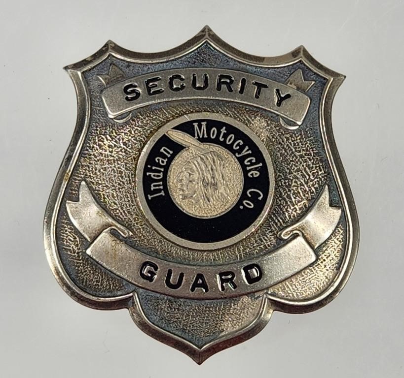 INDIAN MOTORCYCLE SECURITY BADGE