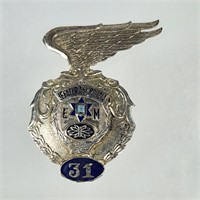 VINTAGE MEXICAN TRAFFIC POLICE BADGE
